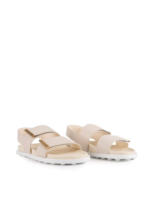 Sandali in pelle con doppia fascia TOD'S | XXW68K0JE60 N6MC019